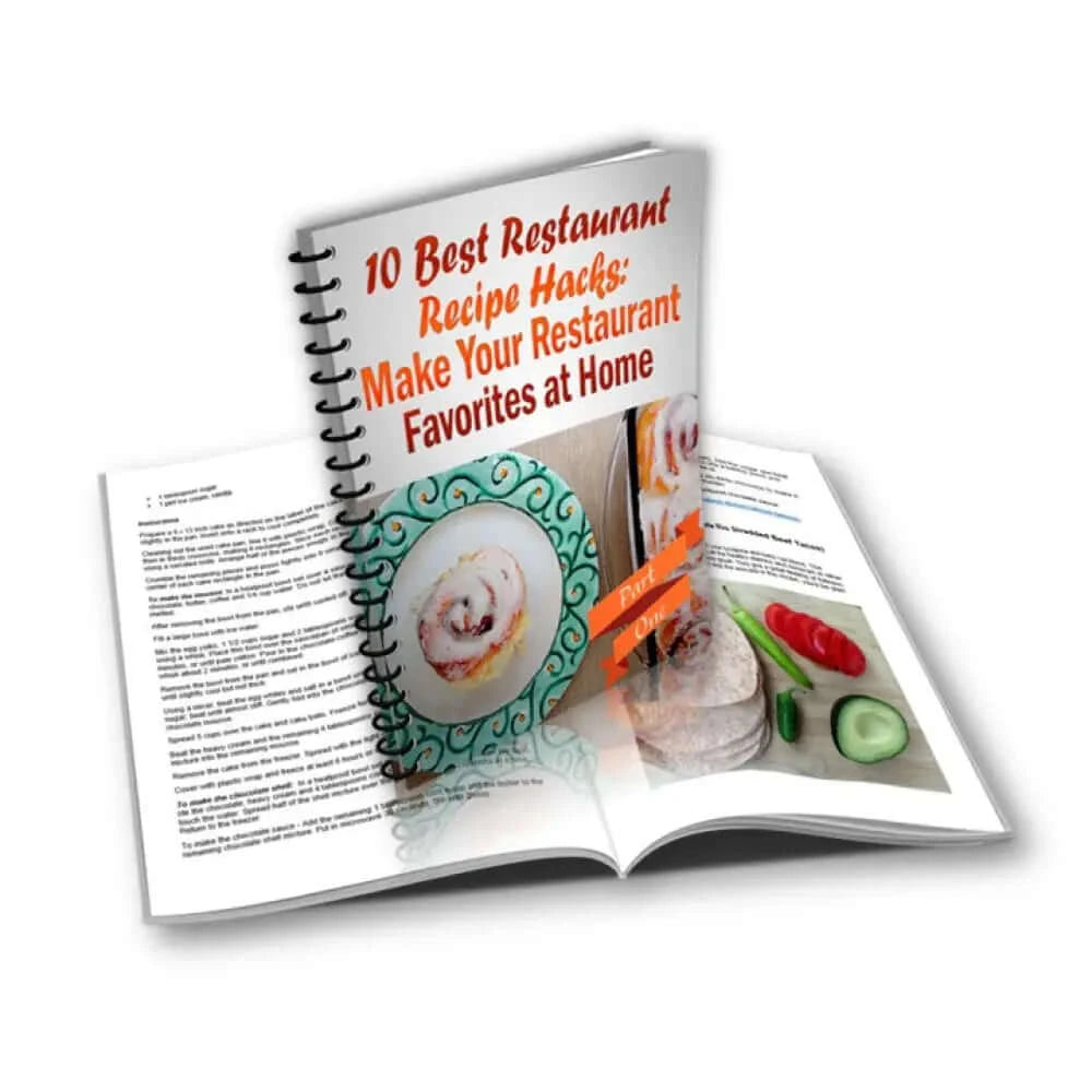 "10 Best Restaurant Recipes: Make Your Favorites at Home" PLR Cookbook