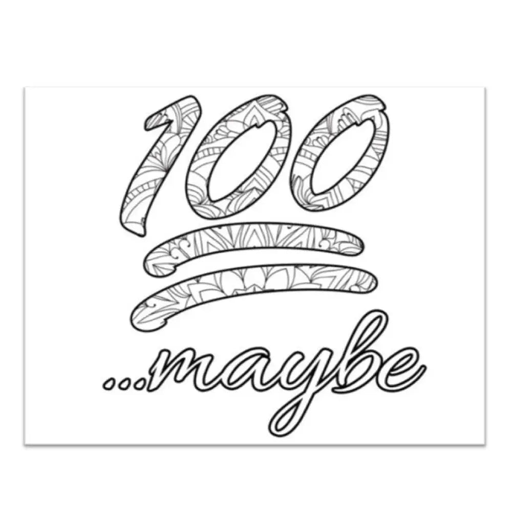 Procrastination PLR Coloring Page
