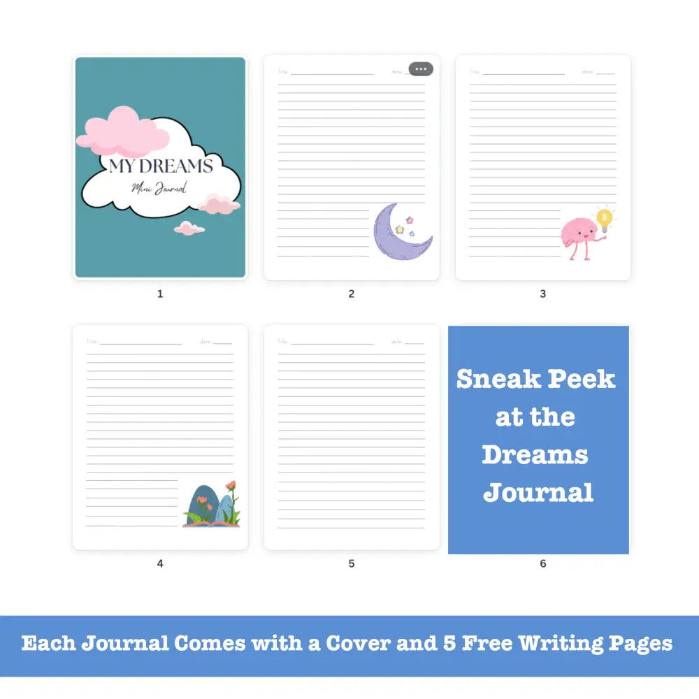 Sneak Peek inside a Printable Journal