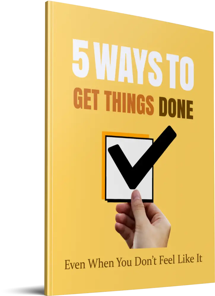 5 Ways to Get Things Done PLR Report