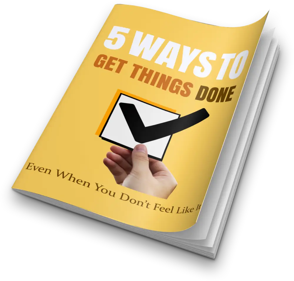 5 Ways to Get Things Done PLR Report