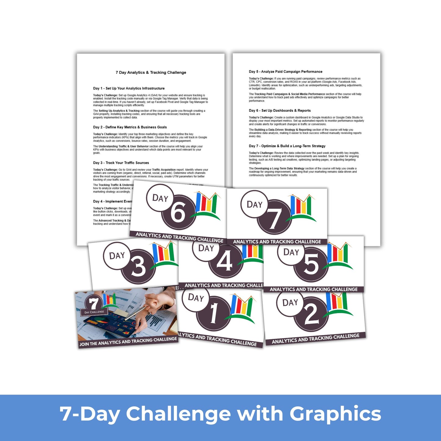 Analytics and Tracking 7 Day Challenge PLR