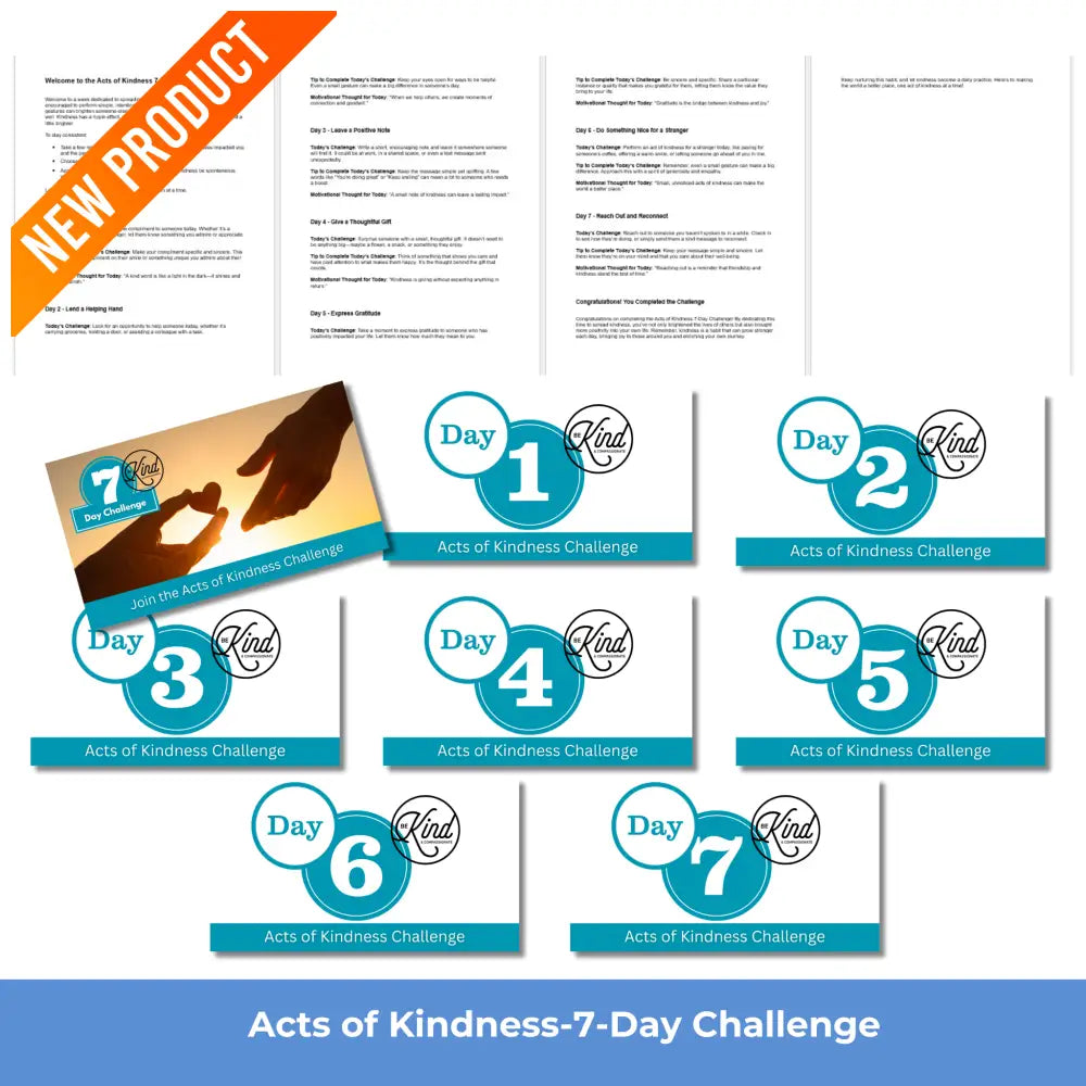 7-Day Acts of Kindness Challenge PLR Reports