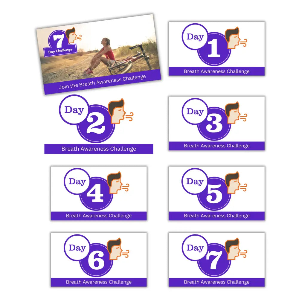 7-Day Daily Breath Awareness Challenge PLR Reports