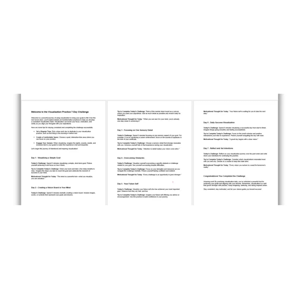 7-Day Daily Visualization Practice Challenge PLR Reports