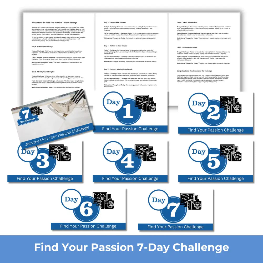 7-Day Finding Your Passion Challenge - PLR PLR Reports