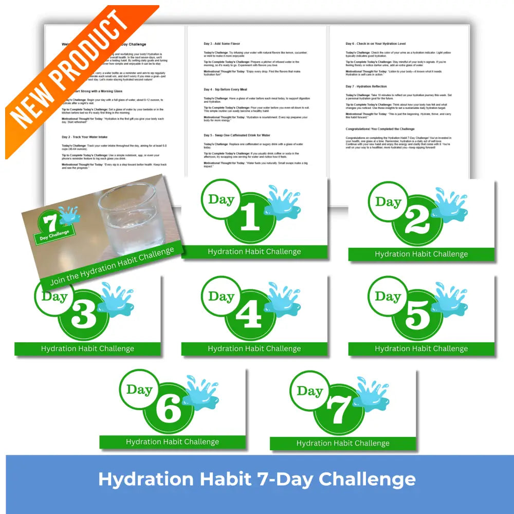 7-Day Hydration Habit Challenge PLR Reports