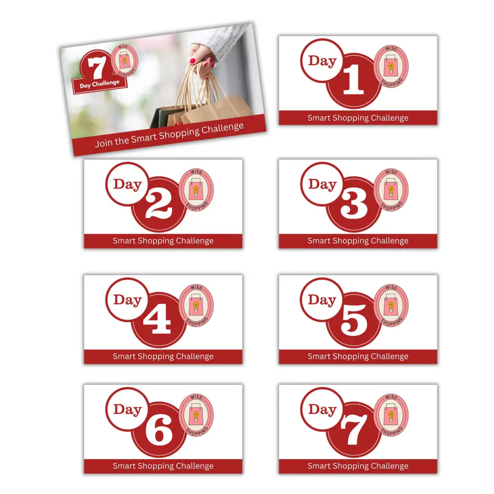 7-Day Smart Shopping Challenge PLR Reports