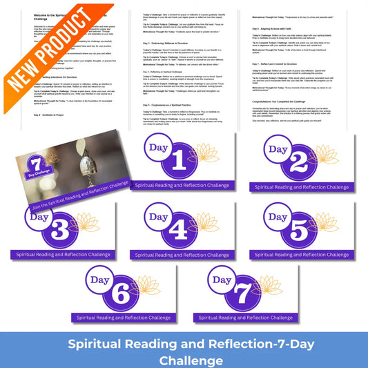 7-Day Spiritual Reading and Reflection Challenge PLR Reports