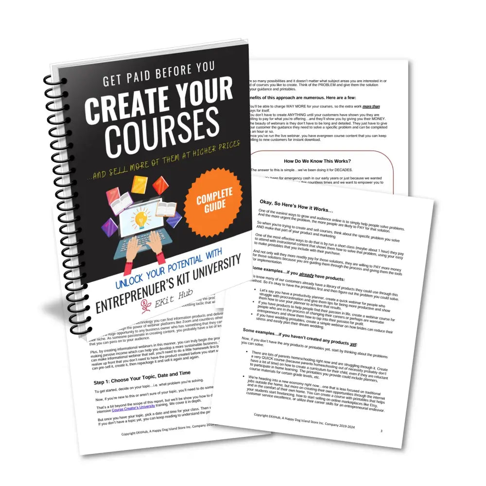 Get Paid Before You Create Your Courses Guide