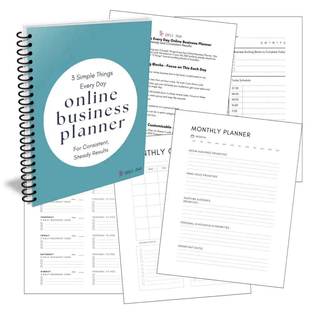 All 3 Business Workbooks And Planner Upgrade Bundle