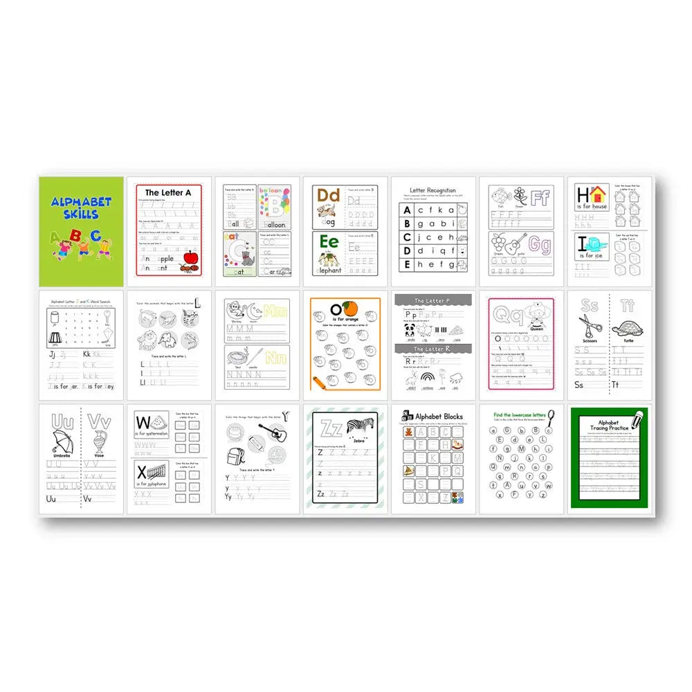 ’Alphabet Skills’ Kid’s Workbook - Plr Rights Printable Journals