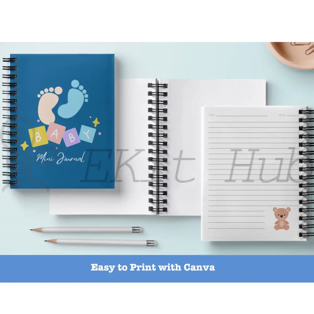 Baby Journal Template - Canva Mini Plr Templates
