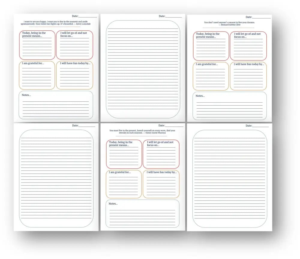 Being Present And Having Fun Printable Journal With Private Label Rights Plr Journals