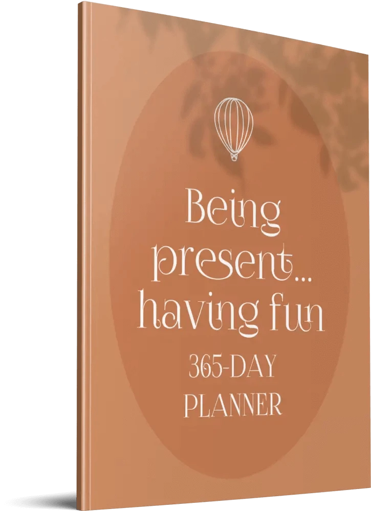 being present having fun plr planner