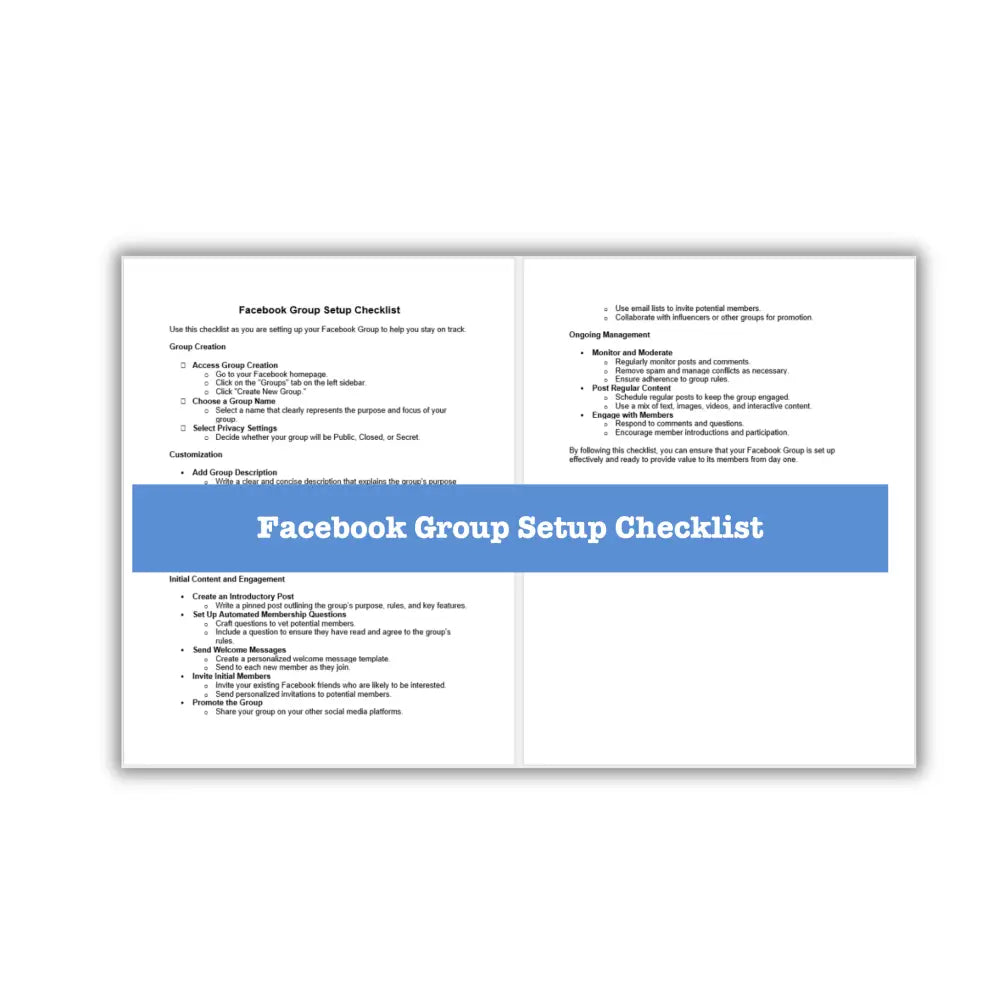 Building Your Dynamic Community With Facebook Groups Guide + Templates Business