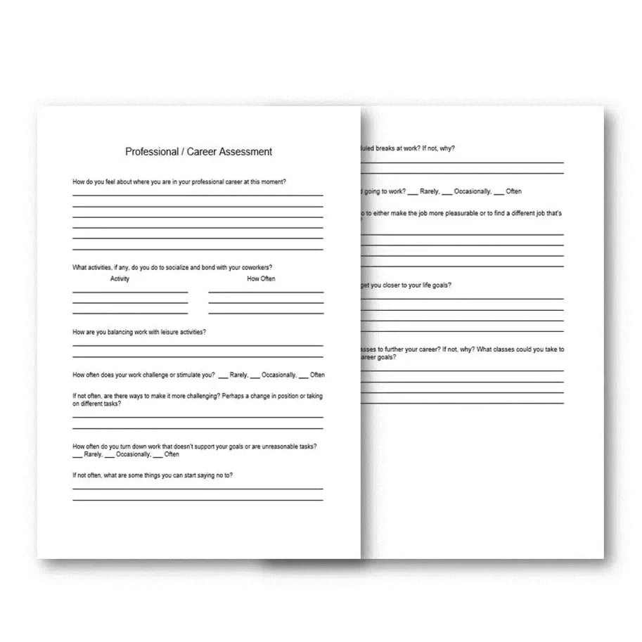 Career Assessment & Finding Joy ws PLR