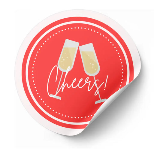 Cheers Printable Sticker