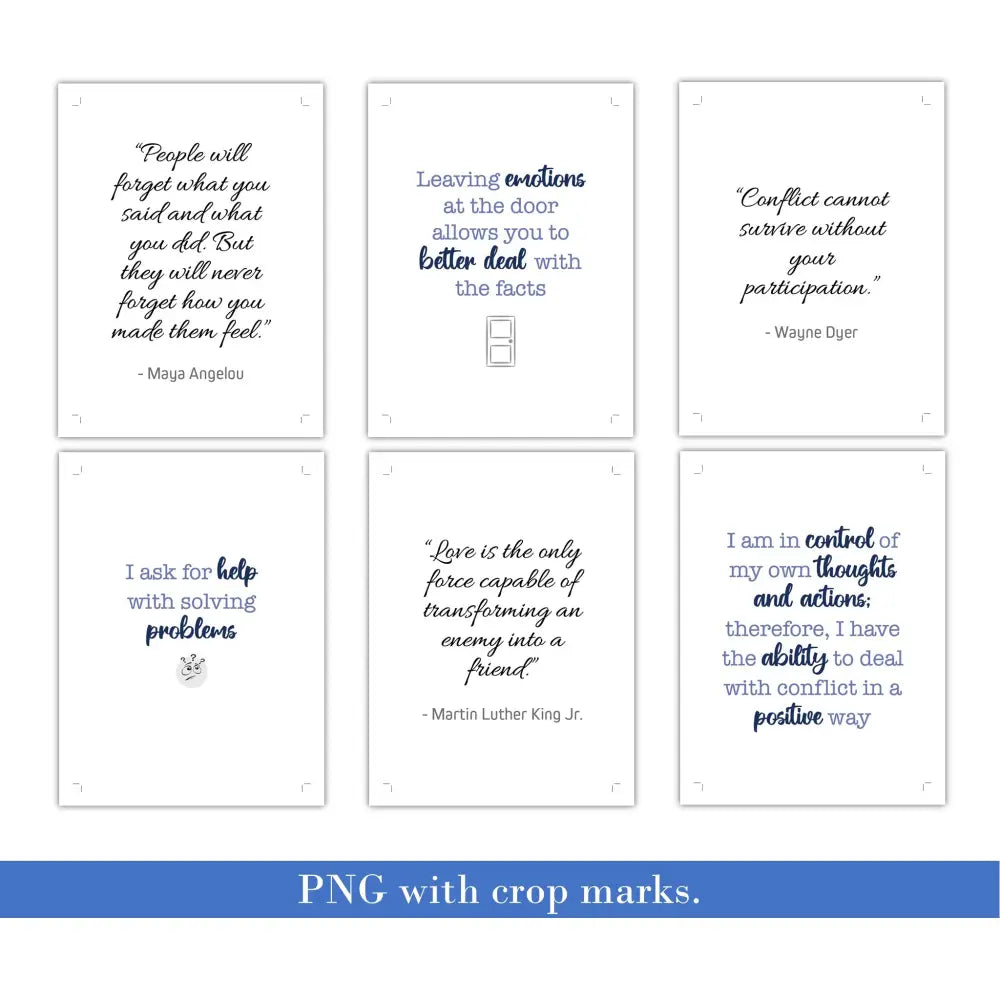 36-Conflict Affirmation Quote - Plr Leadership Card Deck
