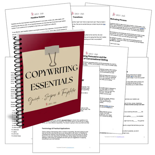 Copywriting PLR Guide + Templates