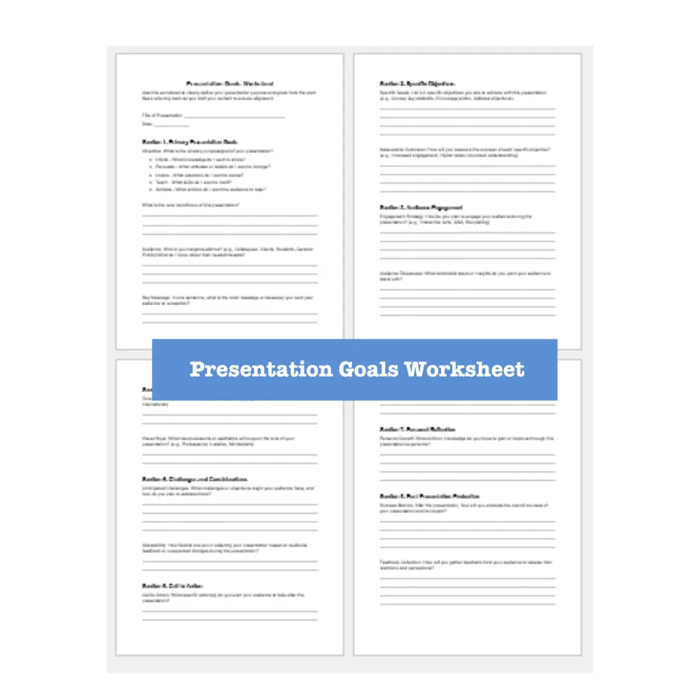 Creating Thought - Provoking Actionable Presentations Templates + Guide Business