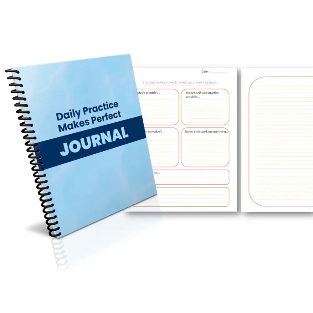 Daily Practice Makes Perfect Personal Development Printable Journal