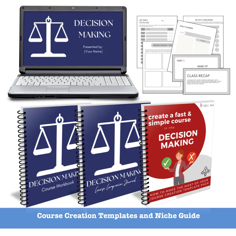 decision making niche course template