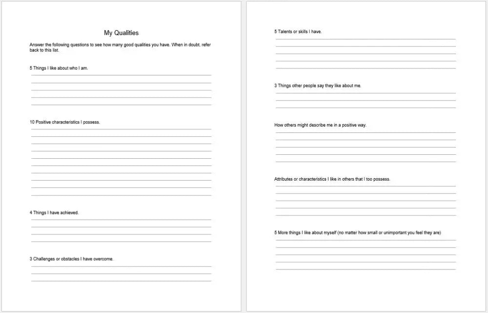 developing positive qualities