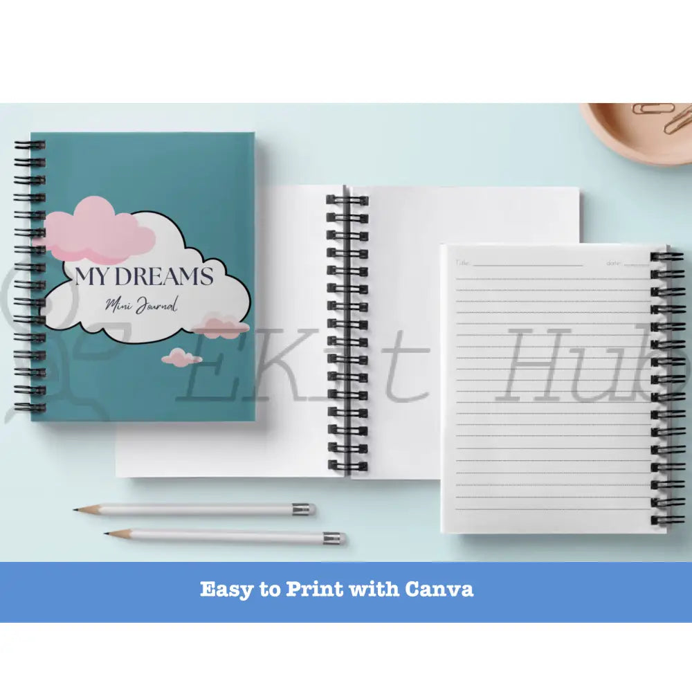 Dream Journal Template - Canva Mini Plr Templates