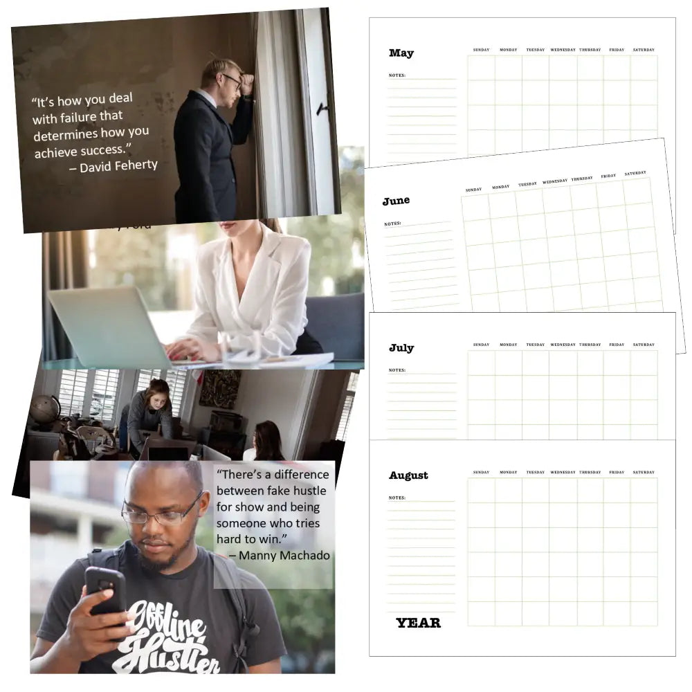 entrepreneur life plr calendar