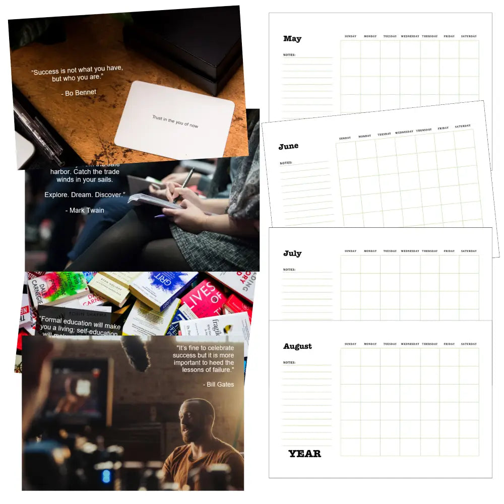 Entrepreneur Life Printable Calendar PLR