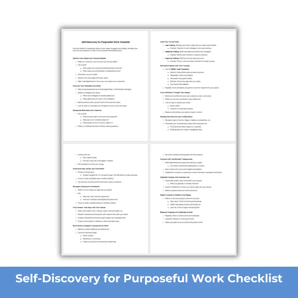 Finding Purpose and Meaning in Your Work - PLR Course PLR Reports