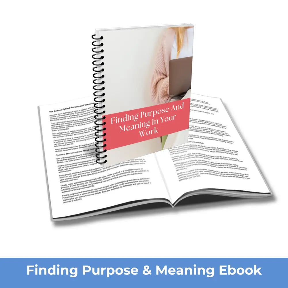 Finding Purpose and Meaning in Your Work - PLR Course PLR Reports