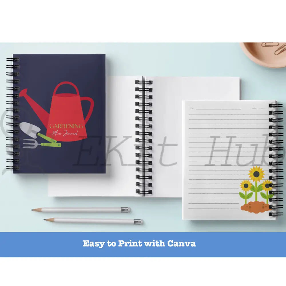 Gardening Journal Template - Canva Mini Plr Templates