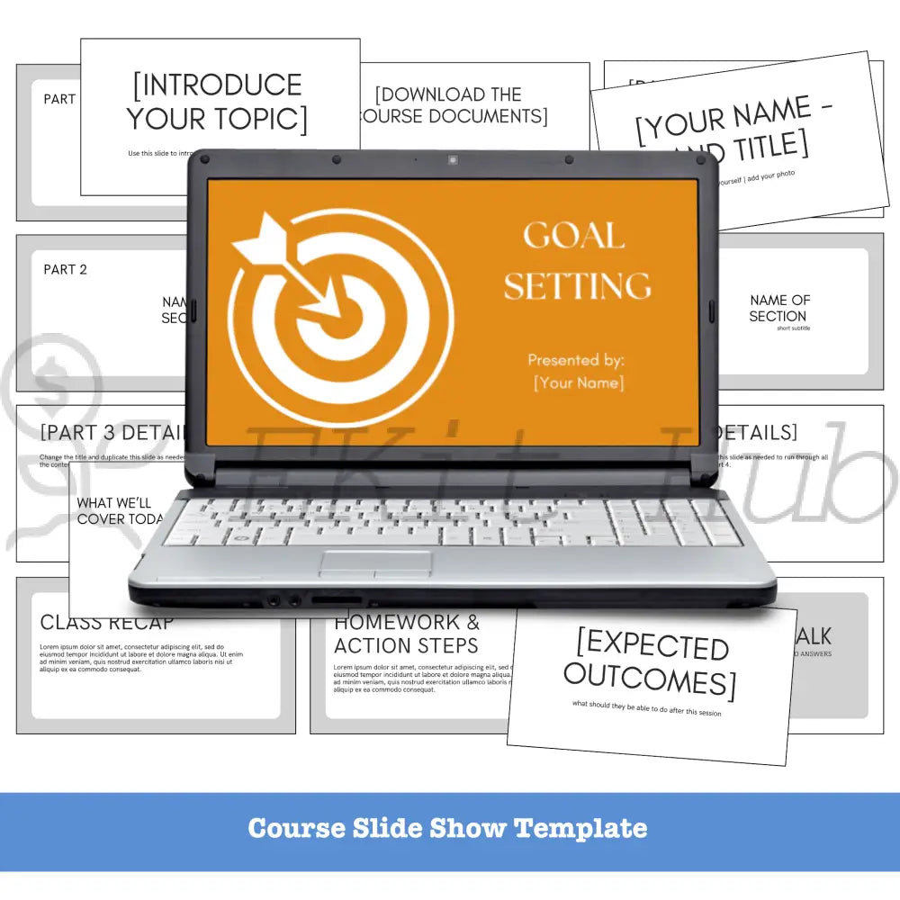 online course design template