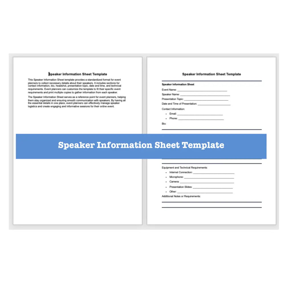 Hosting Business Events Templates + Guide With Plr Rights