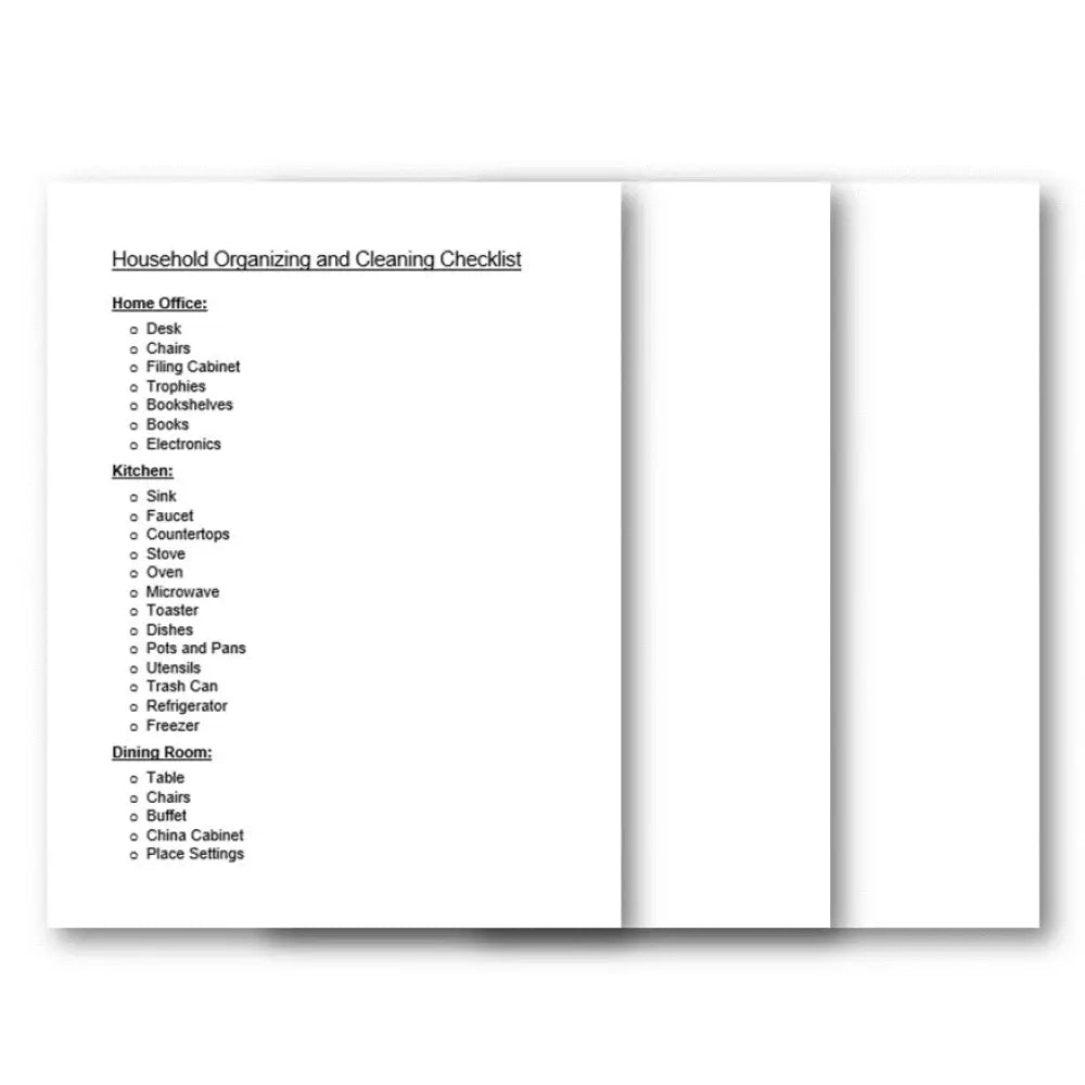 Household Orginization for a More Productive Life PLR ckl