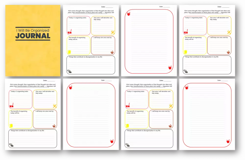 i will be organized done for you journal