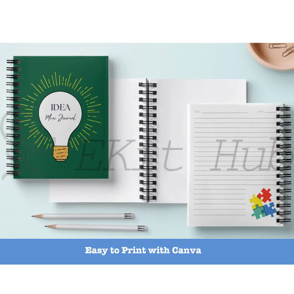 Idea Canva Journal Template - Mini Plr Templates