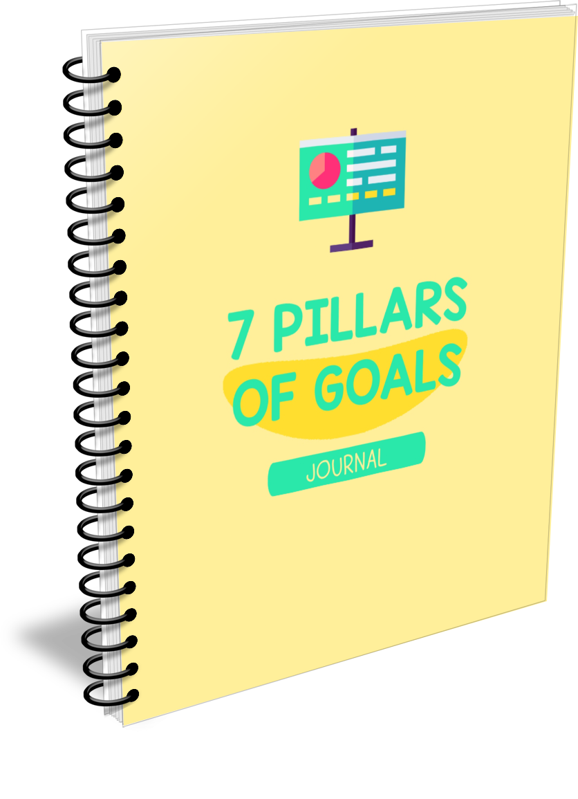 7 pillars of goals plr journal