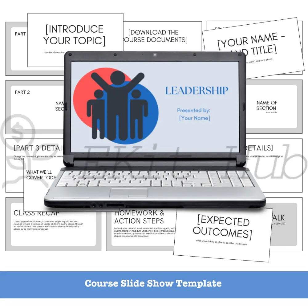 leadership niche course template