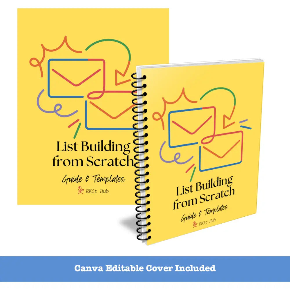 List Building From Scratch Worksheets Checklists And Guide Business Templates