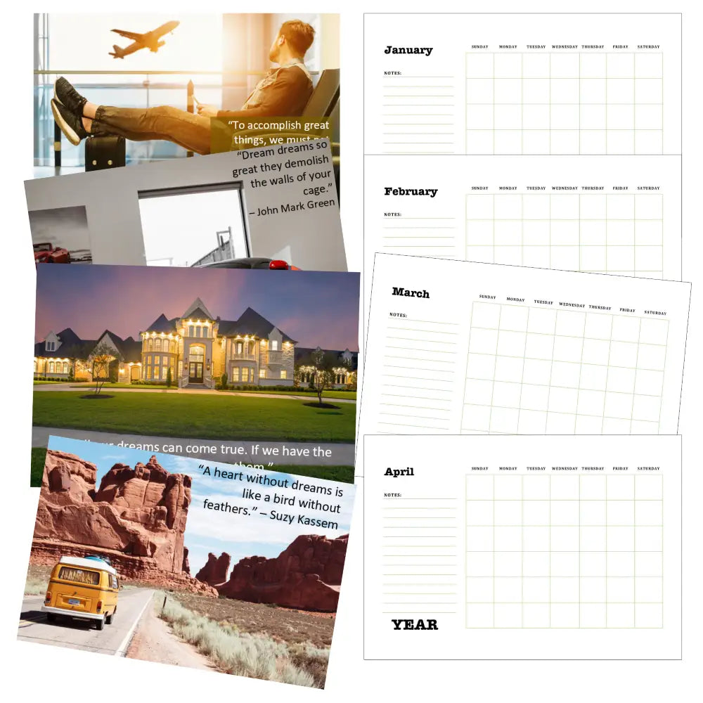 dream life calendar plr