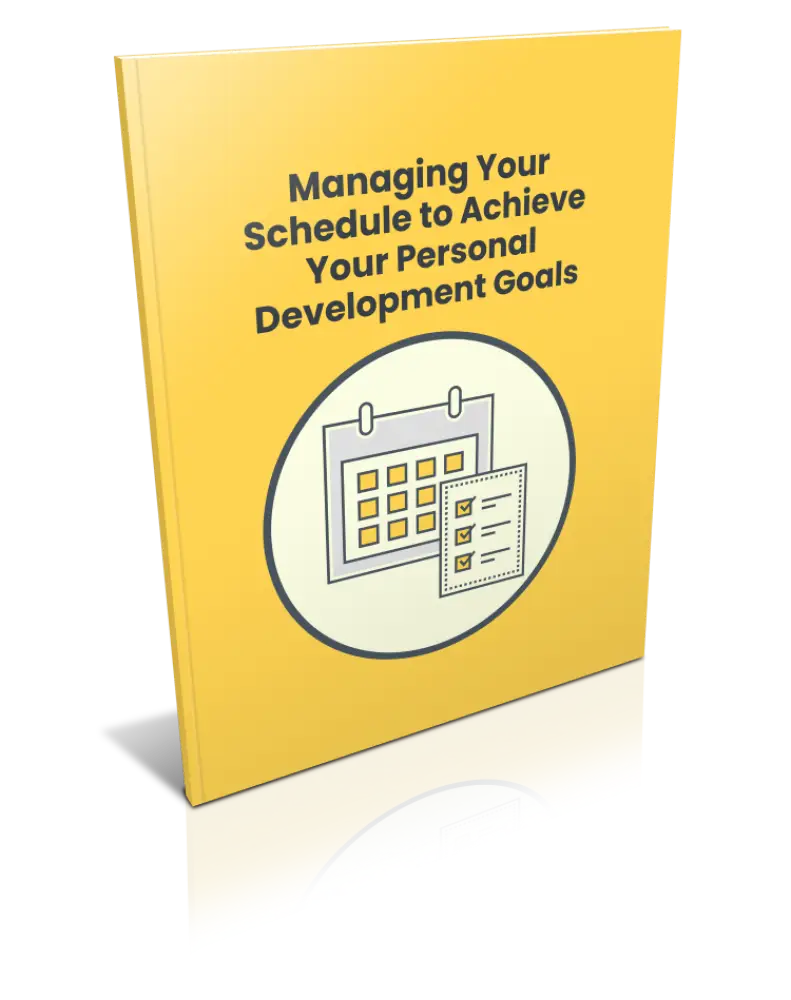 managing your schedule to achieve your personal development plr