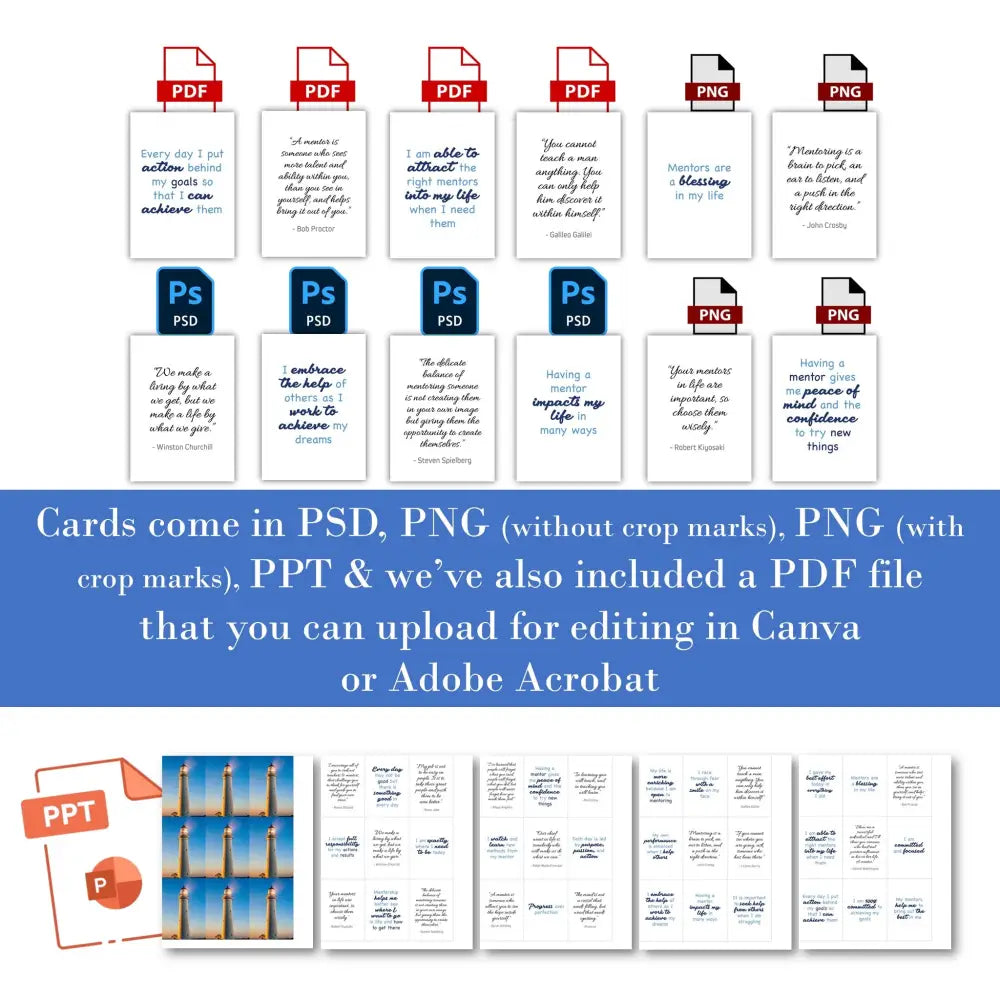 36-Mentorship Quote - Plr Card Deck Leadership Templates