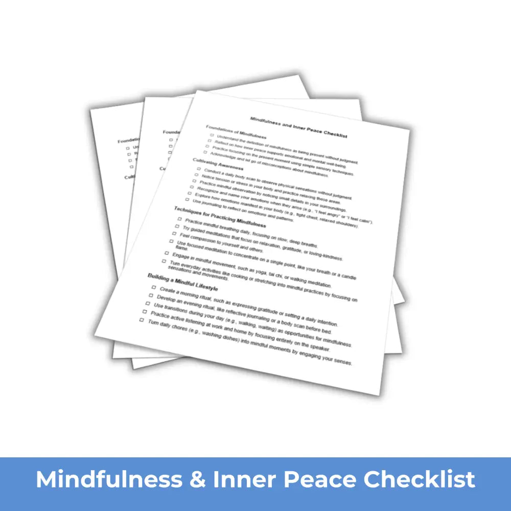 Mindfulness & Inner Peace - A Better Me PLR Course PLR Reports