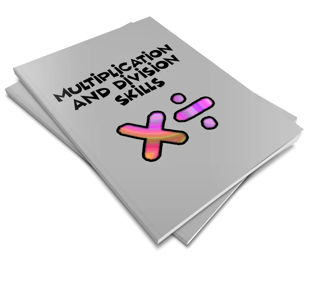 ’Multiplication & Division Problems’ Kid’s Workbook - Plr Printable Journals