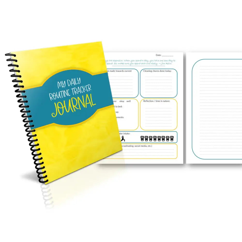 my daily routine tracker plr-journal