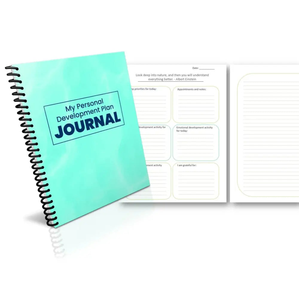 My Personal Development Plan Printable Journal With Private Label Ri