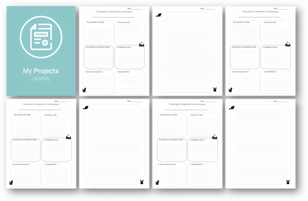 my projects commercial use journal